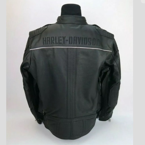 Harley Davidson roadshow Buffalo leather jacket - Picture 3 of 7